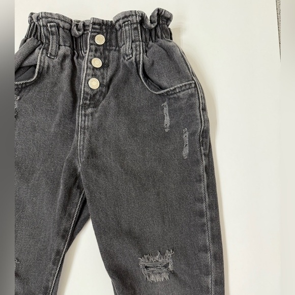 Zara high waisted, paper bag jeans - Picture 3 of 6